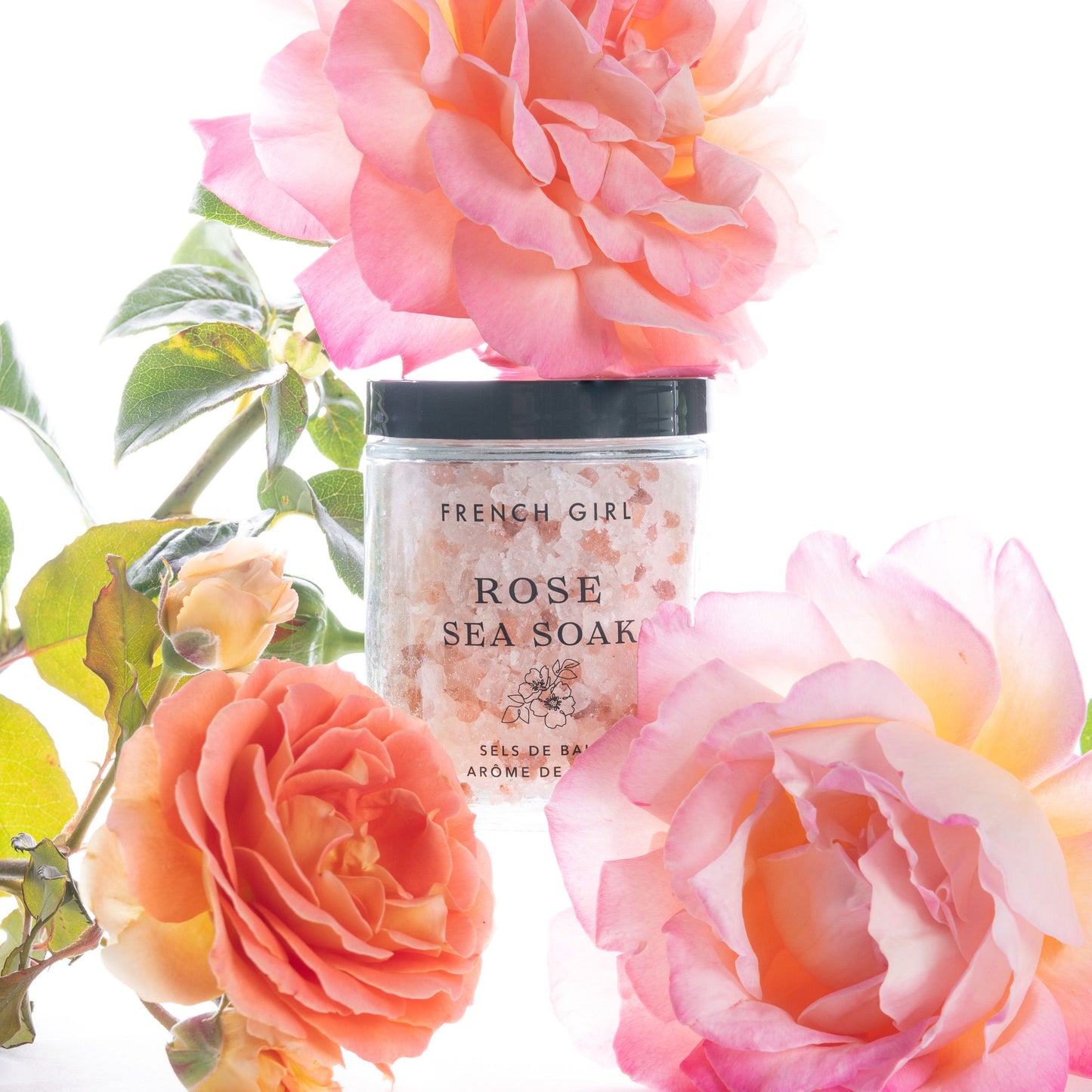 Rose Sea Soak - Calming Bath Salts - Tester